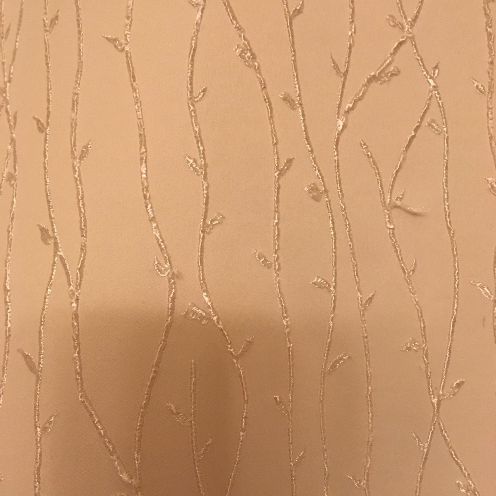 Cream shower curtain